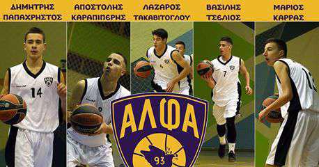 Καραπιπέρης,  Καρράς, Παπαχρήστος, Τακαβίτογλου καιΤσέλιος στην ΑΛΦΑ 93 BC