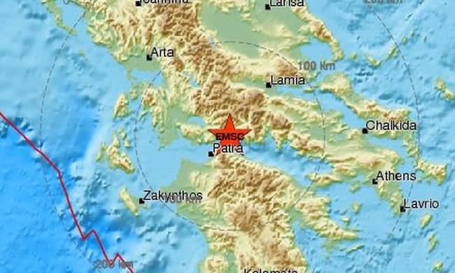 Ισχυρή σεισμική δόνηση- Αισθητή και στην Αιτ/νία