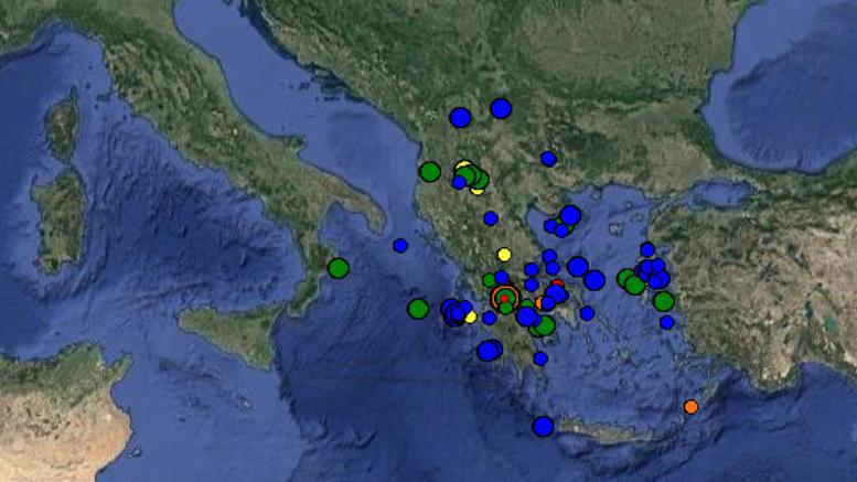 Αλλεπάλληλες σεισμικές δονήσεις σε Ναύπακτο και Αίγιο