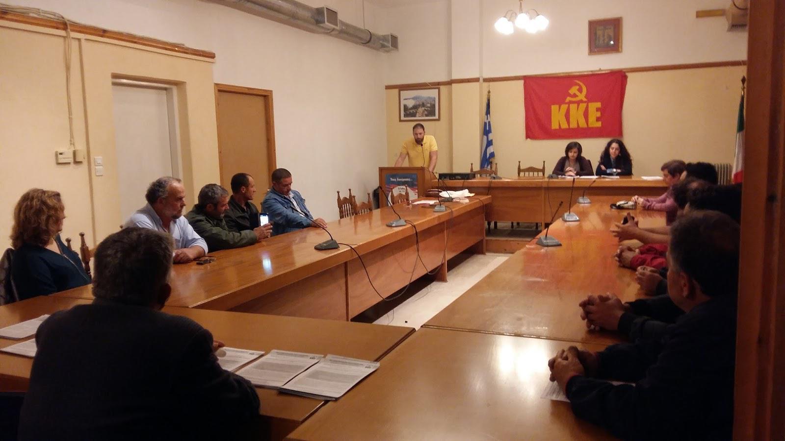 Περιοδεία Κλιμακίου του ΚΚΕ στη Βόνιτσα