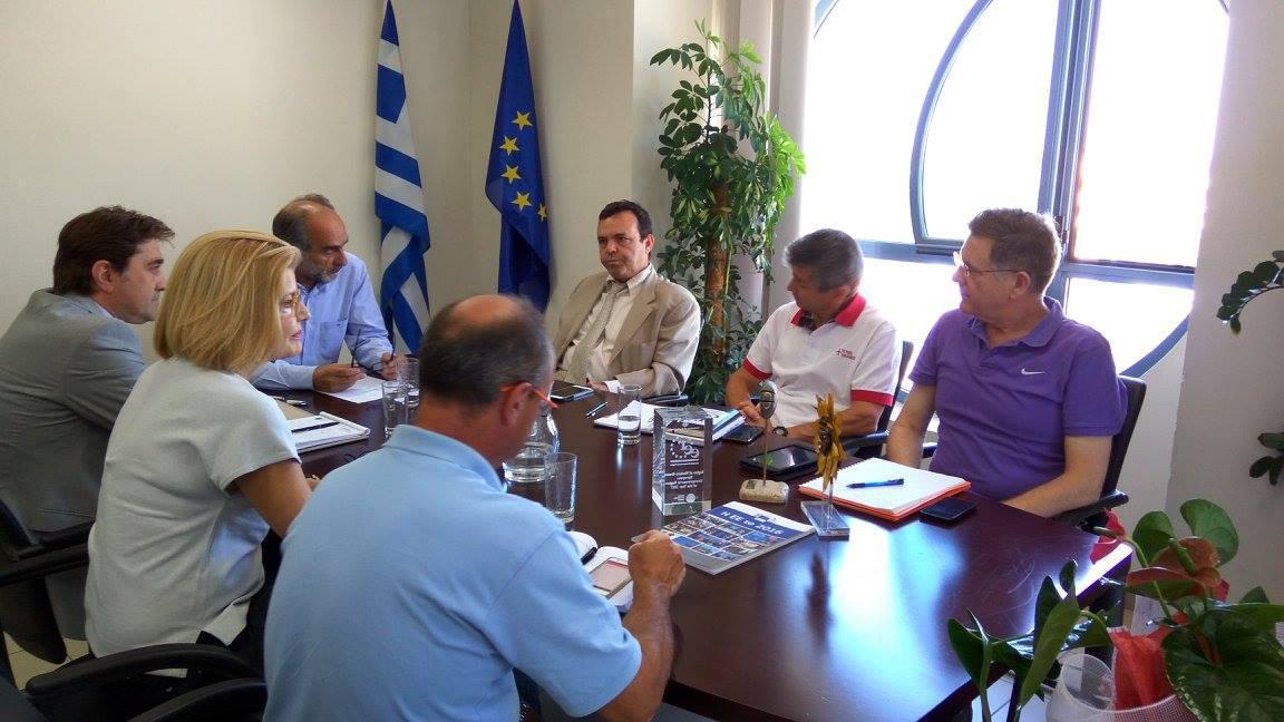 Συνάντηση Απ. Κατσιφάρα και προέδρου ΕΤΕΑΝ Κ. Γαλιάτσου