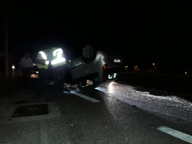 Αγρίνιο-τώρα: Αναποδογύρισε αυτοκίνητο στην εθνική οδό στο ύψος της Αμαλίας (ΒΙΝΤΕΟ-ΦΩΤΟ)