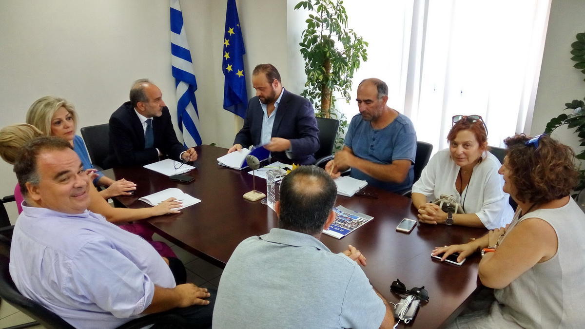 Συνάντηση του Περιφερειάρχη Απ.Κατσιφάρα με την Διοικούσα Επιτροπή του ΤΕΕ Δυτ. Ελλάδας