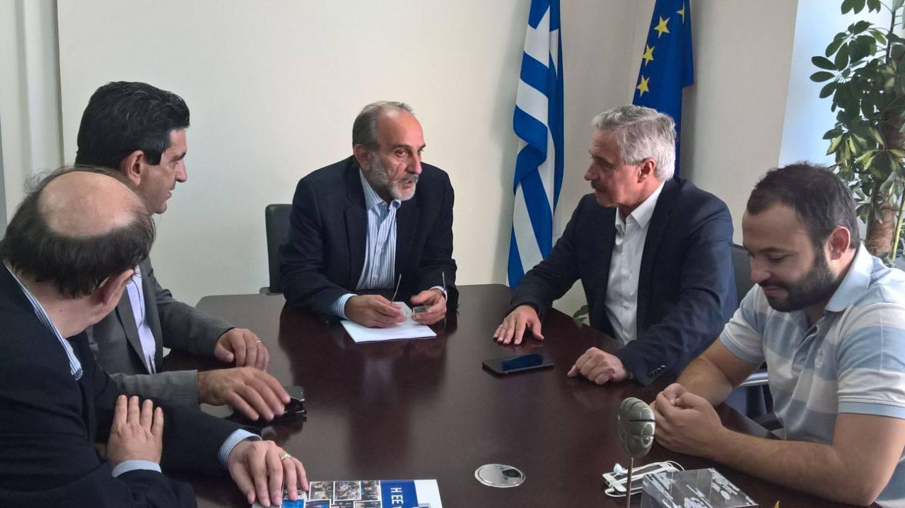 Συνάντηση του Απ. Κατσιφάρα με τον Γιάννη Μανιάτη