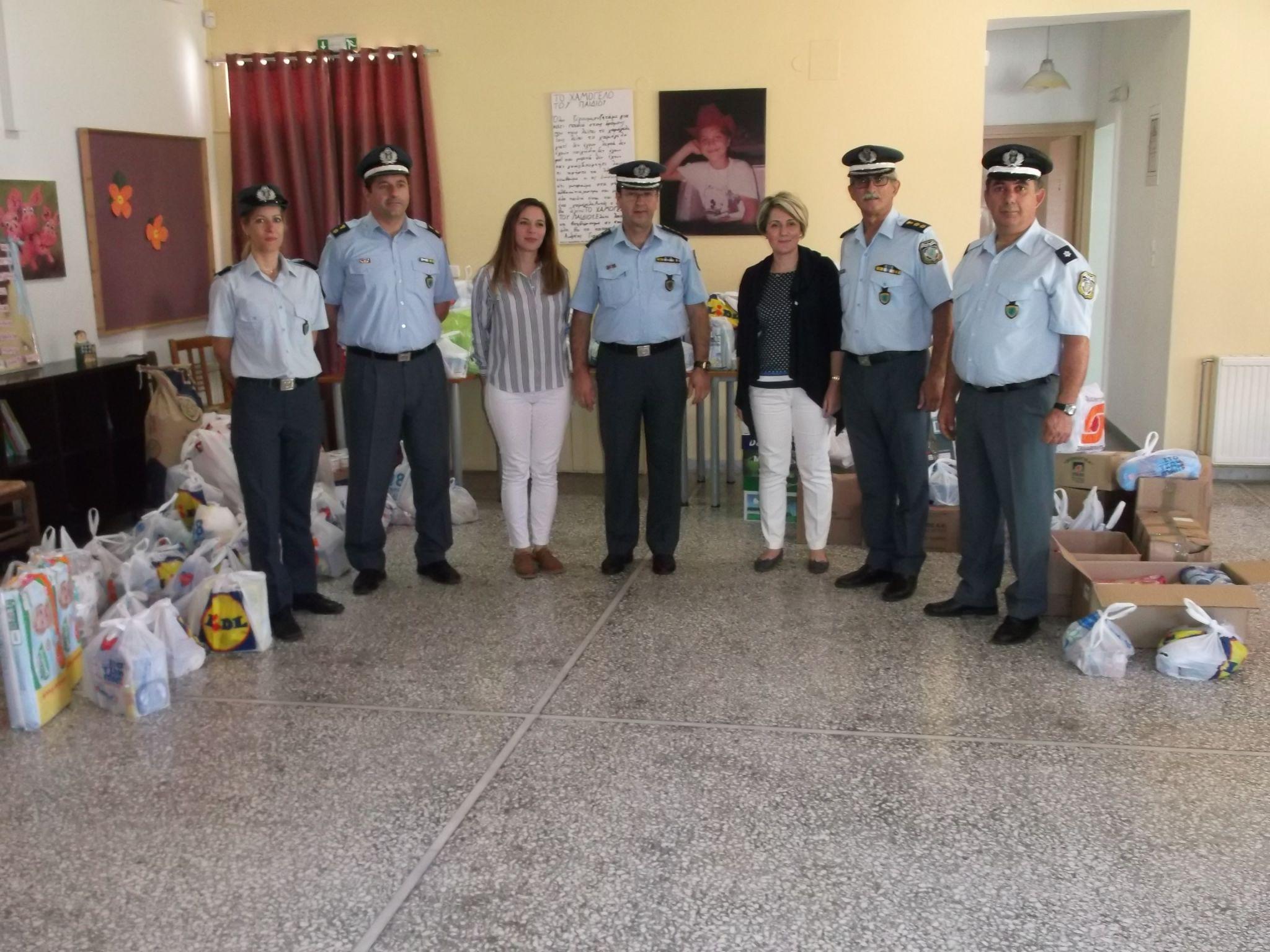 Αγρίνιο: Η ΕΛ.ΑΣ στάθηκε δίπλα στον οργανισμό «Το Χαμόγελο του Παιδιού»