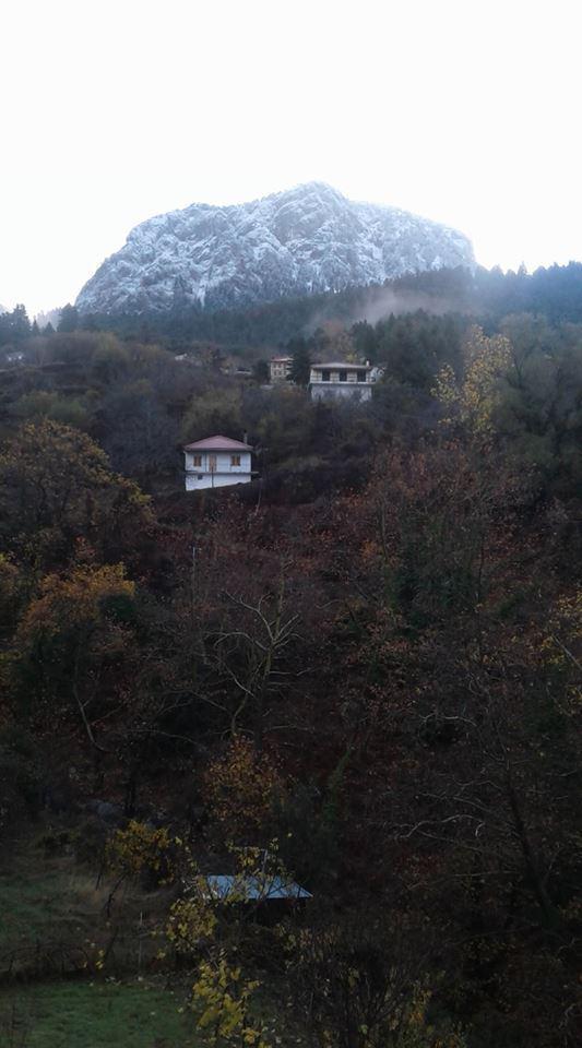 Αγιος Βλάσιος-Πρώτο χιόνι για φέτος στον Αη Λια!