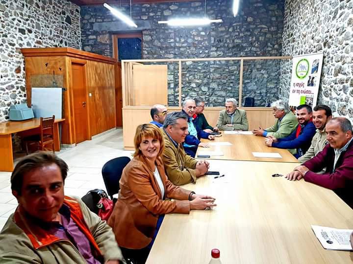Συνάντηση του ΔΣ της Ομοσπονδίας Ναυπάκτου με τον Γ.Μπουλέ