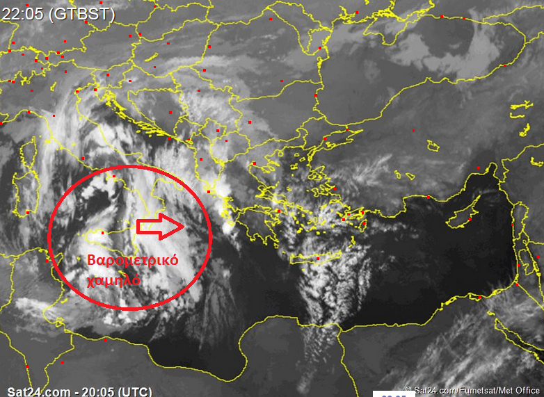 Κρίσιμο το επόμενο 48ωρο λόγω επικίνδυνων καιρικών φαινομένων – Αναλυτική πρόγνωση καιρού Ελλάδος 16-17/11/2017