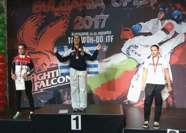 Η Μαρία Λεκατσά άξια στη θέση της και στο ψηλότερο βάθρο με το χρυσό.