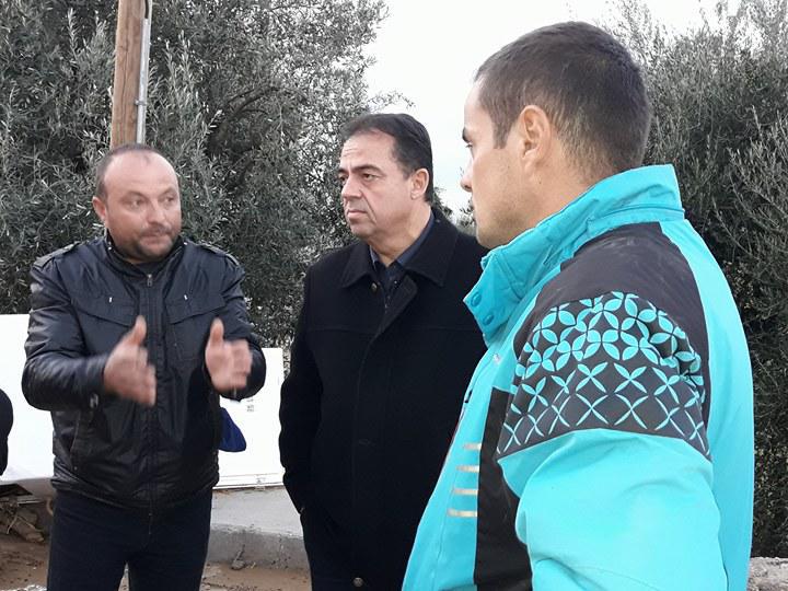 Επίσκεψη Δ. Κωνσταντόπουλου στις πληγείσες από την κακοκαιρία περιοχές της Αιτωλ/νίας
