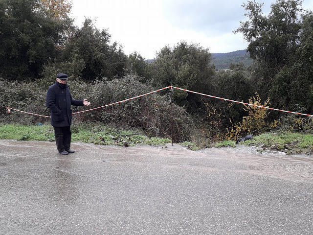 Επικίνδυνος ο δρόμος στο χωριό ΜΑΧΑΙΡΑΣ Ξηρομέρου (ΒΙΝΤΕΟ-ΦΩΤΟ)