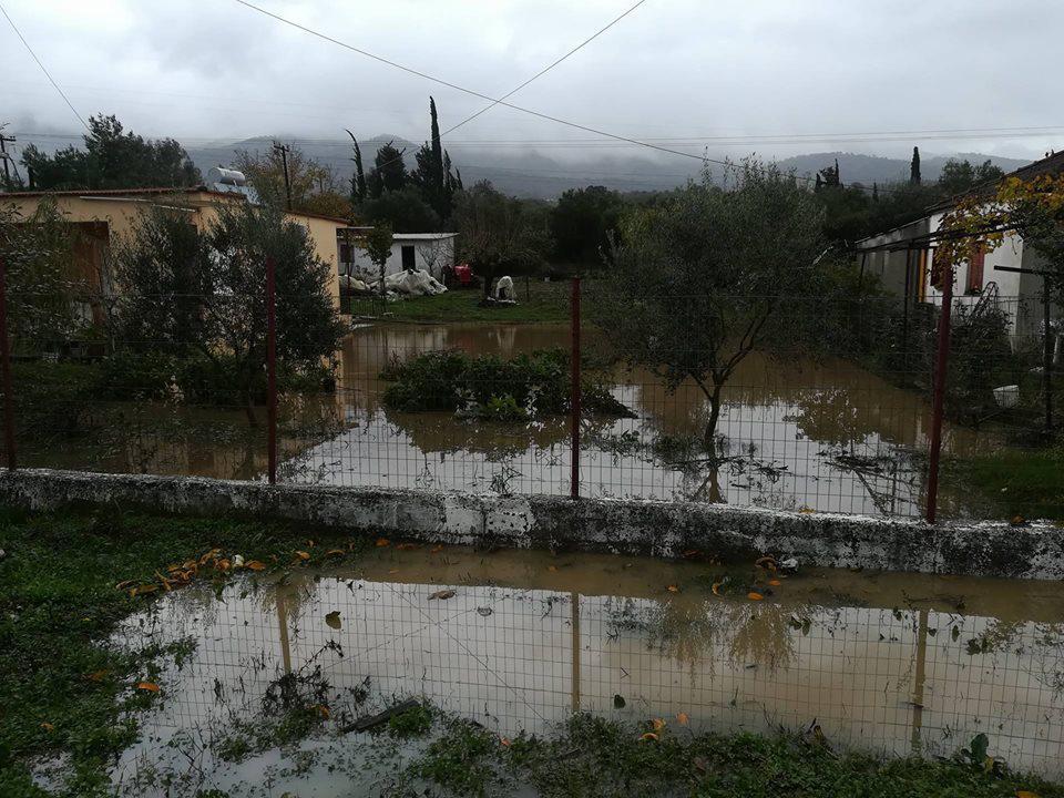 Πλημμύρες στον Άγιο Στέφανο Παπαδάτου και στο Ρίβιο