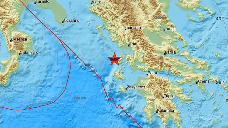 Αναστάτωσε ο σεισμός 4,7 Ρίχτερ/ Αισθητός και στην Αιτ/νία