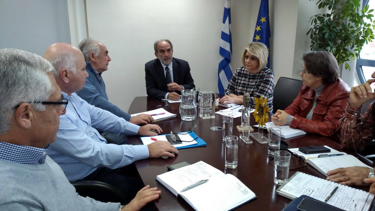 Σύσκεψη εργασίας του  Απ. Κατσιφάρα   με τους Γενικούς Διευθυντές της Περιφέρειας Δυτικής Ελλάδας