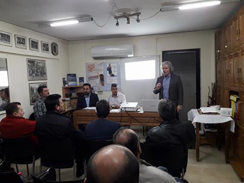 Σύλλογος Σιδηροκατασκευαστών & Αλουμινοκατασκευαστών Αιτωλ/νίας/Εκδήλωση παρουσία του Θ. Παγιάτη