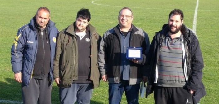 Τον αείμνηστο πρόεδρο του Ατρόμητου Αντιρρίου Θύμιο Μπαρμπάτση τίμησε το Δ.Σ. της ομάδας