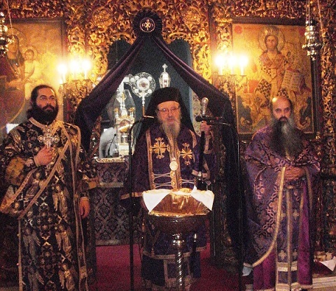 Με κατάνυξη η εορτή του Αγίου Γεωργίου επισκόπου Αμάστριδος στην Βόνιτσα