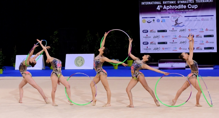 Εντυπωσίασε η Μαριάννα Μανδέλλου με την Εθνική ανσάμπλ στην πρεμιέρα του 4ου “Aphrodite Cup”