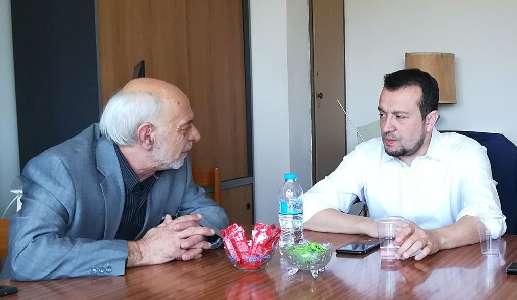 Επίσκεψη του Νίκου Παππά στον Ραδιοφωνικό Σταθμό Μεσολογγίου