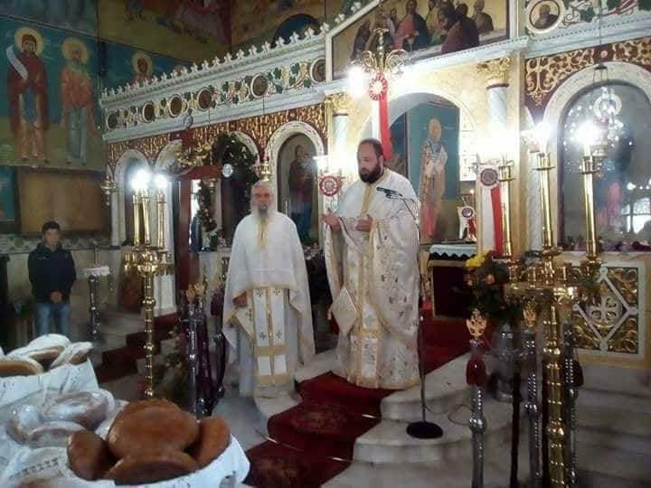 Με λαμπρότητα εορτάζεται η μνήμη του Αποστόλου και Ευαγγελιστού Μάρκου στην Καψοράχη