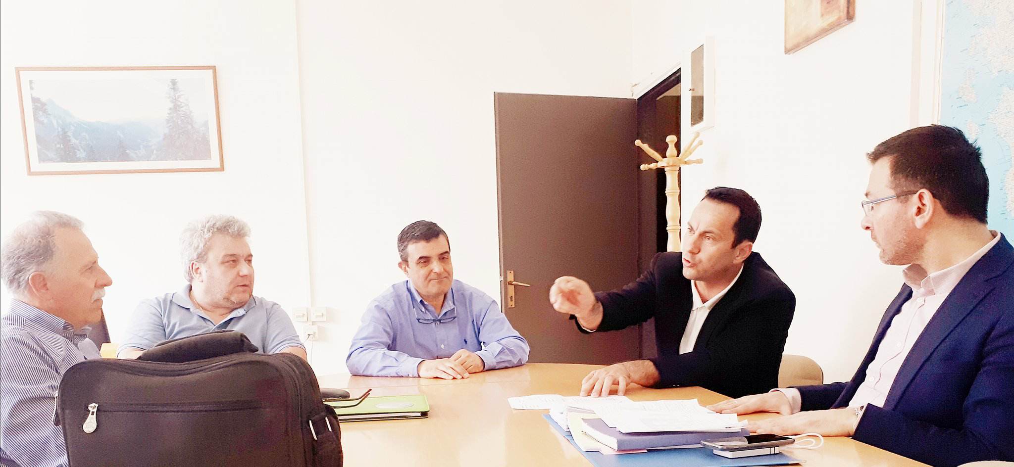 Συνάντηση του Αντιπεριφερειάρχη Αγροτικής Ανάπτυξης Κ. Μητρόπουλου στο Υπουργείο για τους Τ.Ο.Ε.Β.