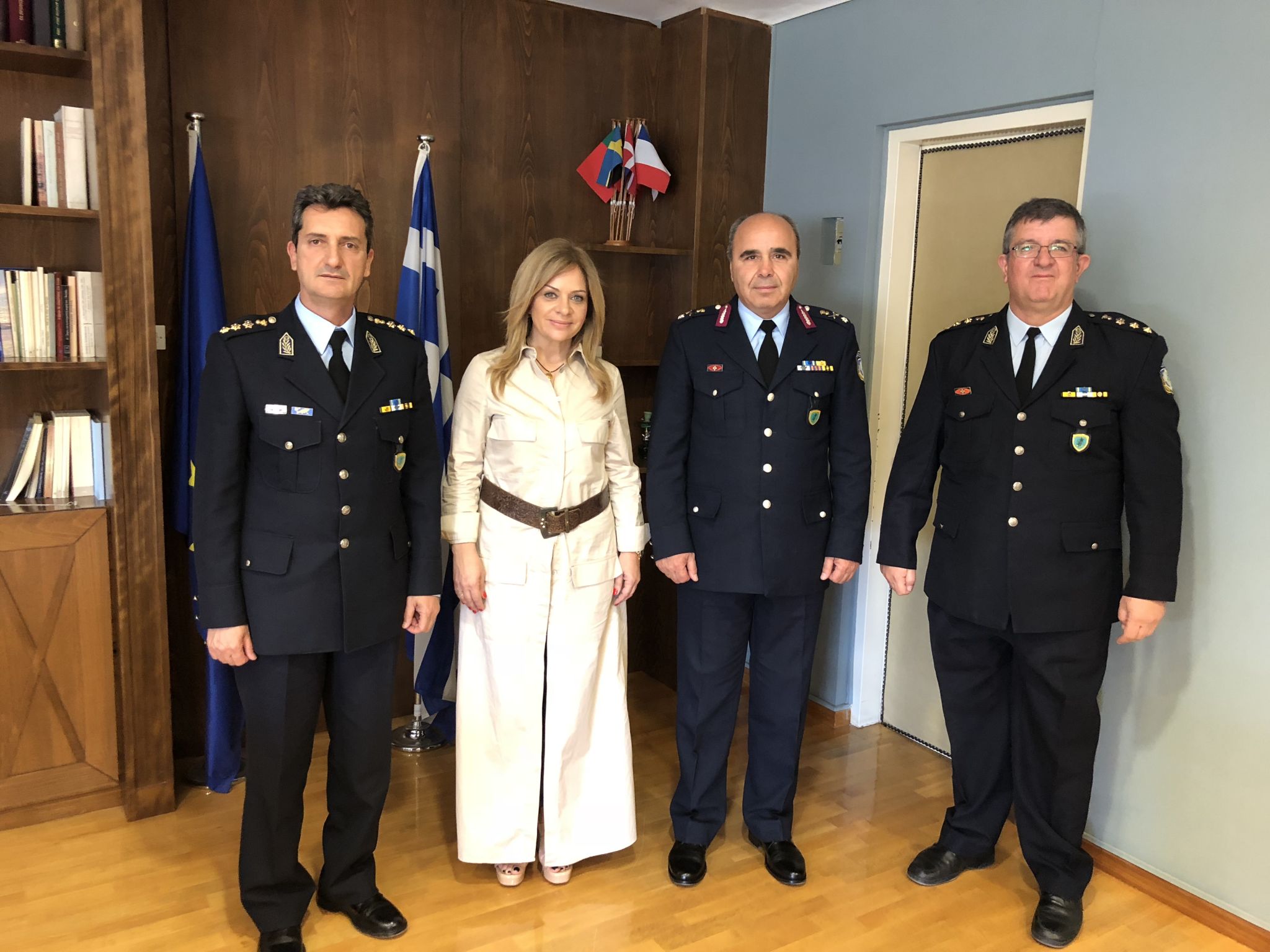 Συνάντηση της Χρ. Σταρακά με το Γενικό Περιφερειακό Αστυνομικό Διευθυντή Δυτικής Ελλάδας Ταξίαρχο Κ. Στεφανόπουλο