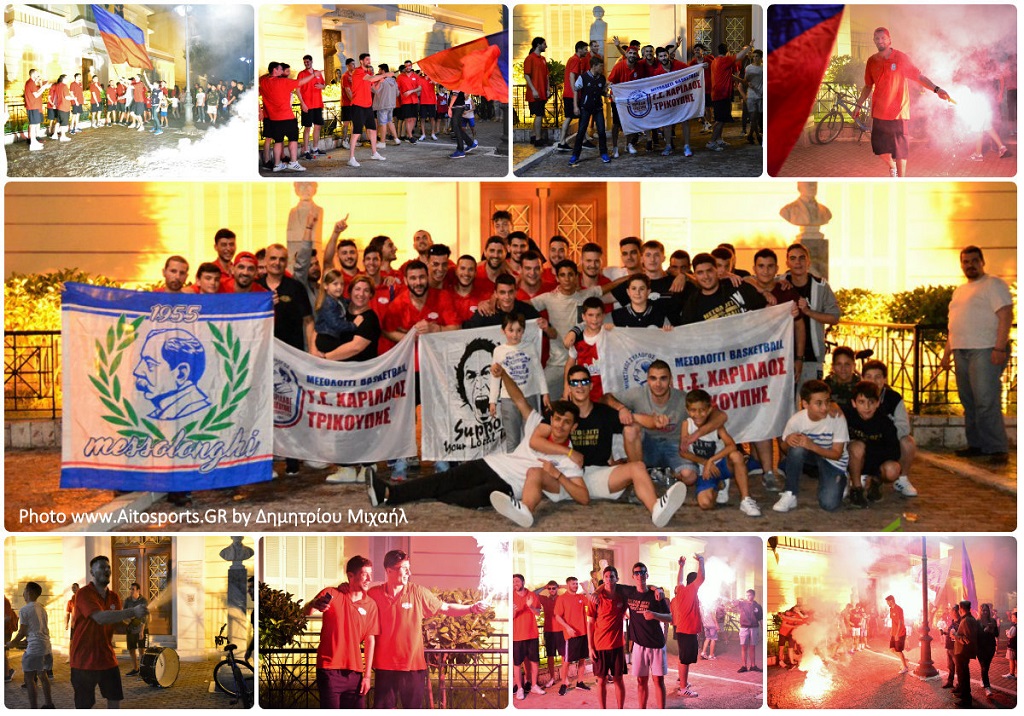 Μεσολόγγι: Θερμή υποδοχή για την άνοδο του Χαρίλαου Τρικούπη στην Α2΄(φωτο – video)