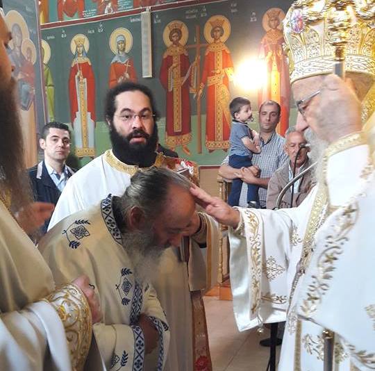 Χειροθεσία οικονόμου του εφημέριου του Ι.Ν Κοιμήσεως Θεοτόκου Περδικακίου