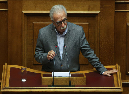 Γαβρόγλου: «Να μη διαγραφούν από τα πρακτικά της Βουλής τα όσα είπε ο βουλευτής της Χρυσής Αυγής»