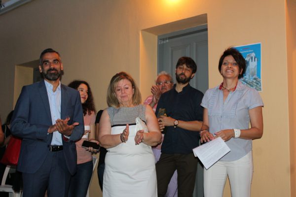 Τα εγκαίνια της Έκθεσης της  Μπαρμπαρέλα Σφήκα ” Ιστορίες” στην Αμφιλοχία