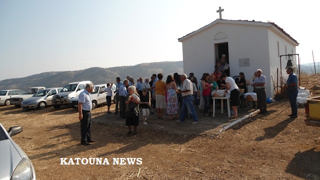 Γιορτάζει το εκκλησάκι του Προφήτη Ηλία στην Κατούνα