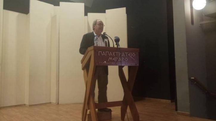 Μυλόπουλος από Αγρίνιο: «Ο πατριωτισμός της ανάπτυξης η απάντηση στον ακροδεξιό νεοφιλελευθερισμό»
