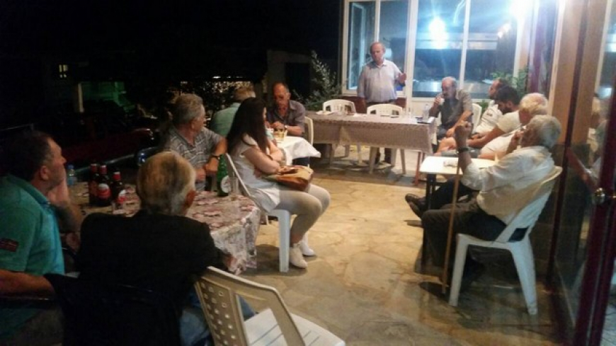 Συγκέντρωση της ΚΟ Αμφιλοχίας του ΚΚΕ για τις πολιτικές εξελίξεις