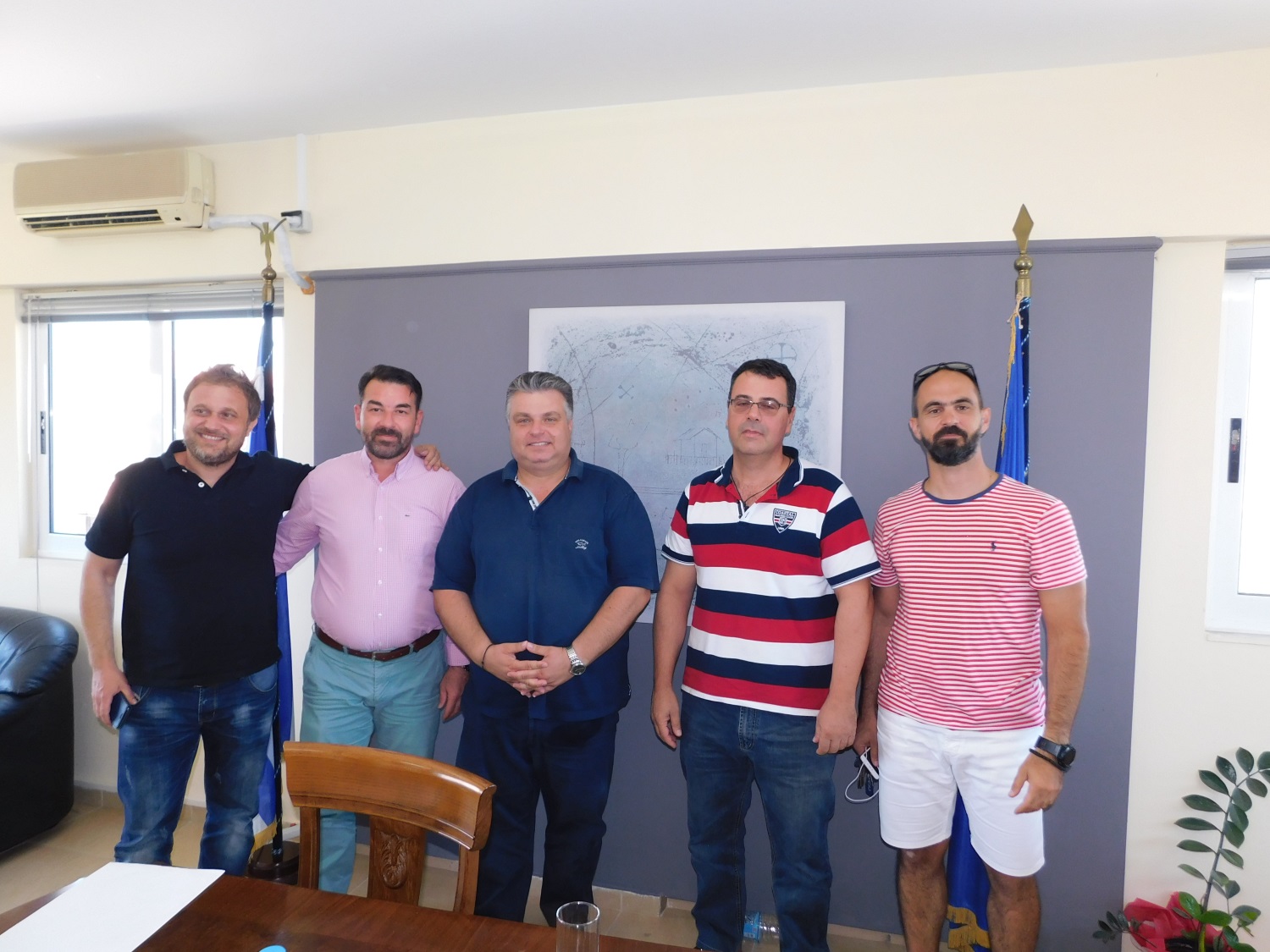 Συνάντηση Ν.Καραπάνου με τους προέδρους των αθλητικών σωματείων καλαθοσφαίρισης του Δήμου Μεσολογγίου