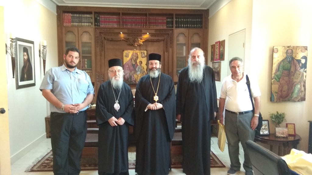 Επίσκεψη του Επισκόπου Μεσαορίας στο Μεσολόγγι