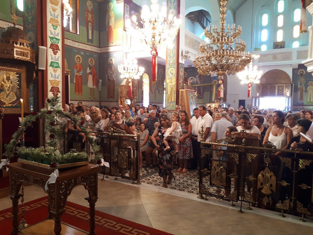 Με τη δέουσα λαμπρότητα η εορτή της υπεραγίας Θεοτόκου στην Πάλαιρο(φωτο)