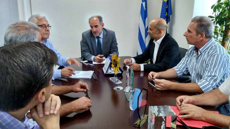 Η νέα Δ.Ε.του ΓΕΩΤ.Ε.Ε. στον Απ. Κατσιφάρα
