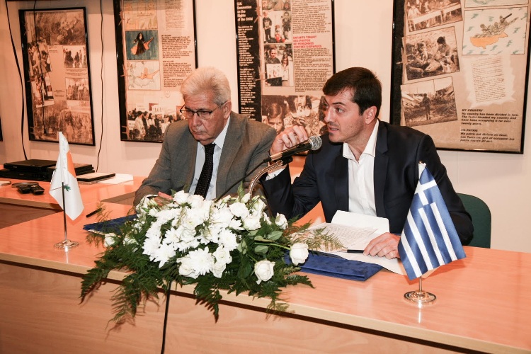 Η τελετή Αδελφοποίησης του Δήμου Μεσολογγίου με τον Δήμο Αμμοχώστου