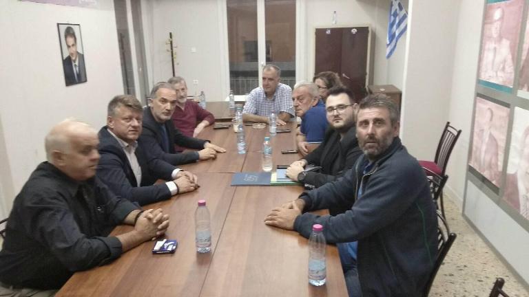 Επίσκεψη  Μάριου Σαλμά στα γραφεία της ΔΗΜ.Τ.Ο Αγρινίου