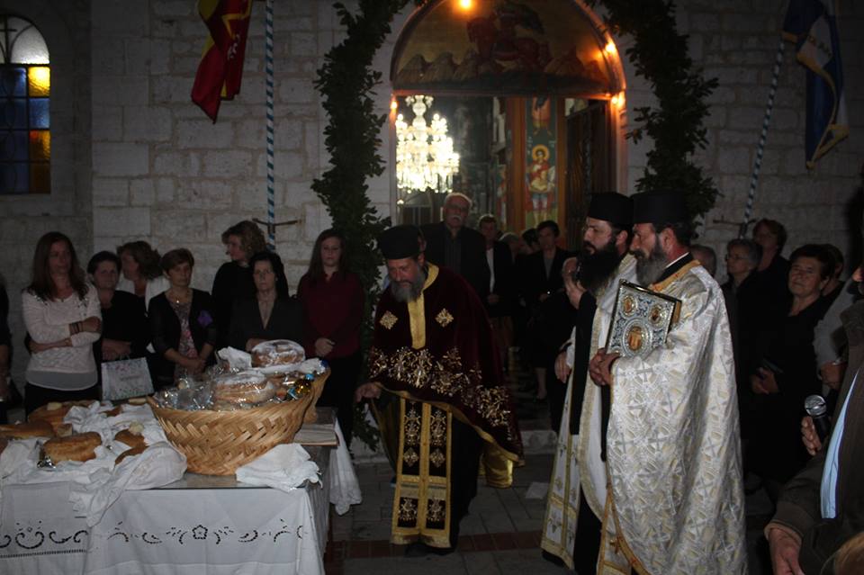 Μέγας εσπερινός στον Ι.Ν Αγίου Δημητρίου Στάνου Αμφιλοχίας(φωτο)