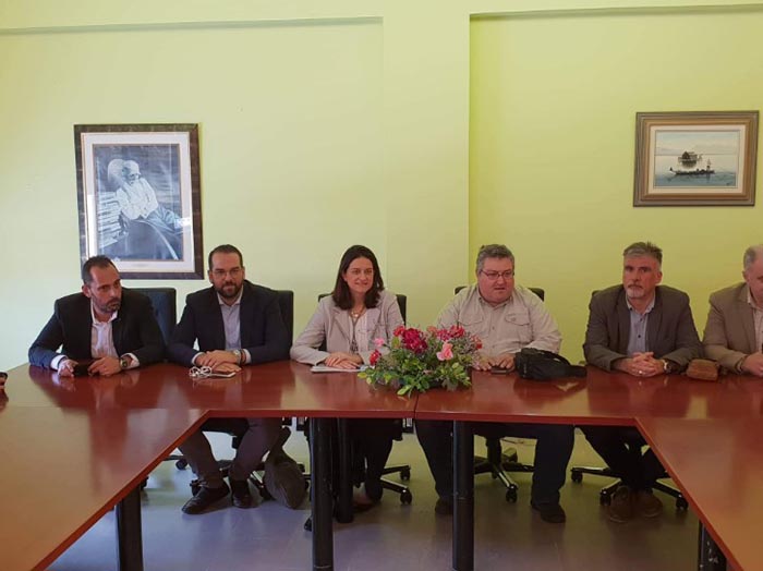 Συνάντηση του υποψ. Περιφερειάρχη Νεκτάριου Φαρμάκη με τη Νίκη Κεραμέως