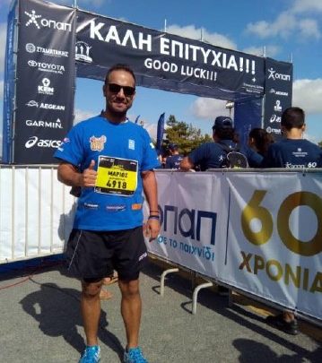 Ο Αγρινιώτης  Μ. Μαρκόπουλος στον Ημιμαραθώνιο Κρήτης