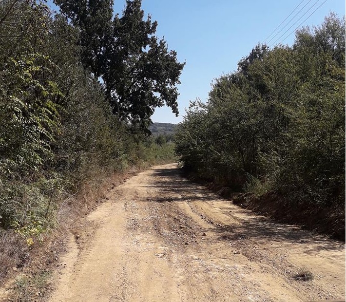 Εργασίες αγροτικής οδοποιίας στις Κοινότητες Σταμνάς, Αγίου Ηλία και Χρυσοβεργίου