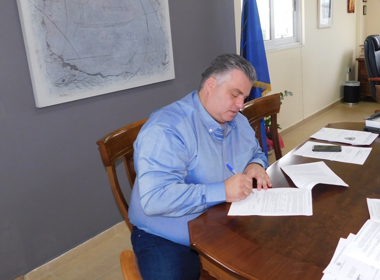 Υπογραφή συμβάσεων έργων στις Τ. Κ. Αγίου Γεωργίου & Μάστρου Μεσολογγίου