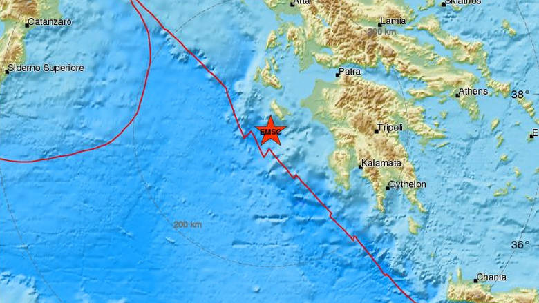 Νέος ισχυρός μετασεισμός κοντά στη Ζάκυνθο