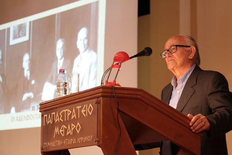 Ομιλία του καθηγητή Κ. Κονταξή -” Μνήμη της τοπικής ιστορίας, τόποι μνήμης στο Αγρίνιο “.
