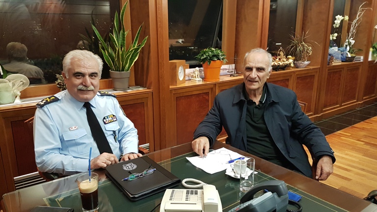 Συνάντηση Βαρεμένου με τον Αρχηγό της ΕΛΑΣ για τη μεταστέγαση της Αστυνομικής Διεύθυνσης Αιτωλίας