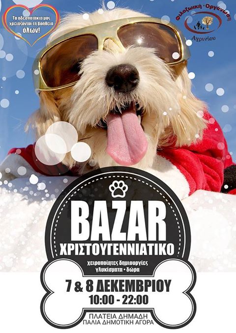 Αγρίνιο:Bazaar από την φιλοζωική