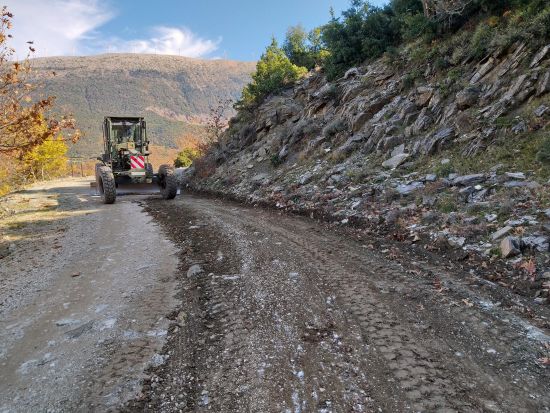 Συνεχίζετε η αποκατάσταση του δρόμου Πέρκου – Περίστας στο Δήμο Θέρμου