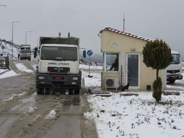 Άνοιξε ο δρόμος προς XYTA Στράτου κανονικά η αποκομιδή(φωτο)